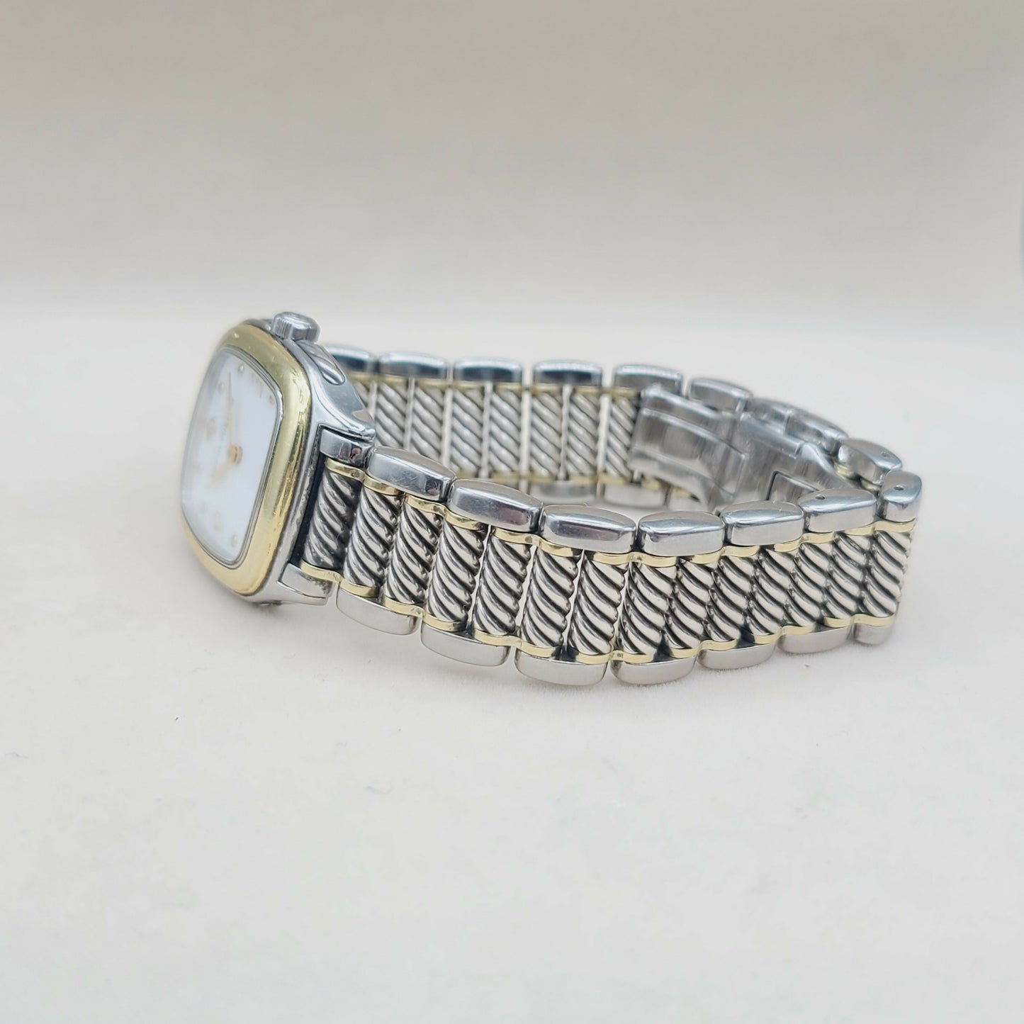 David Yurman Thoroughbred Watch 25mm with Gold    #
