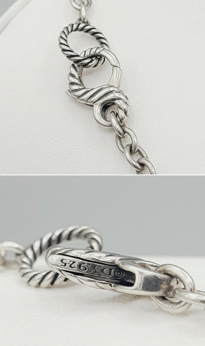 David Yurman Tweejoux Multi Stone Necklace With Lavender Amethyst And Rose Quartz