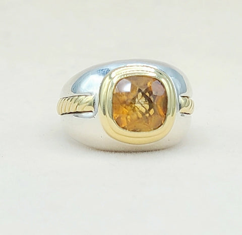  David Yurman Vintage Renaissance Citrine Ring