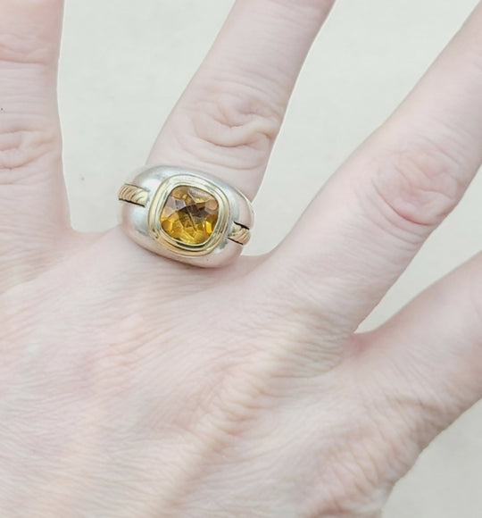  David Yurman Vintage Renaissance Citrine Ring