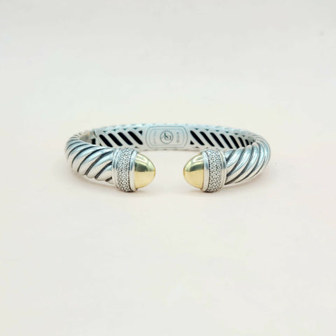  David Yurman Waverly Bracelet Diamonds & Gold