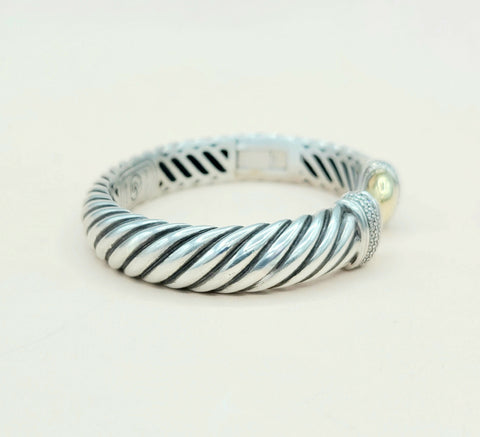  David Yurman Waverly Bracelet Diamonds & Gold