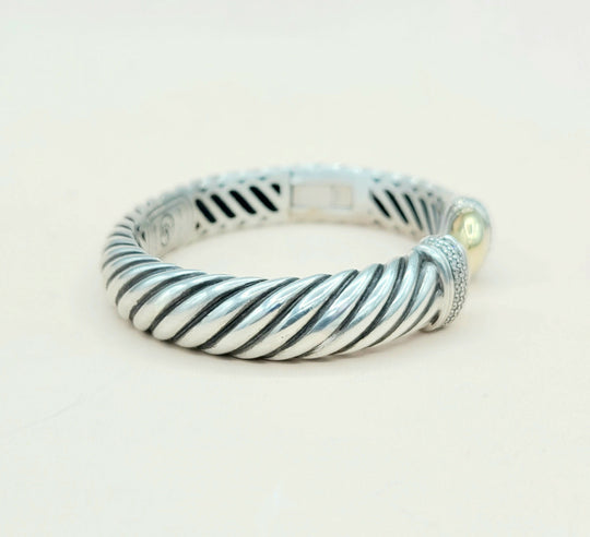  David Yurman Waverly Bracelet Diamonds & Gold