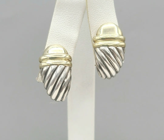  David-Yurman-Waverly-Earrings-With-Gold