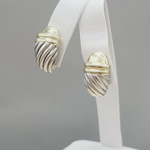  David-Yurman-Waverly-Earrings-With-Gold