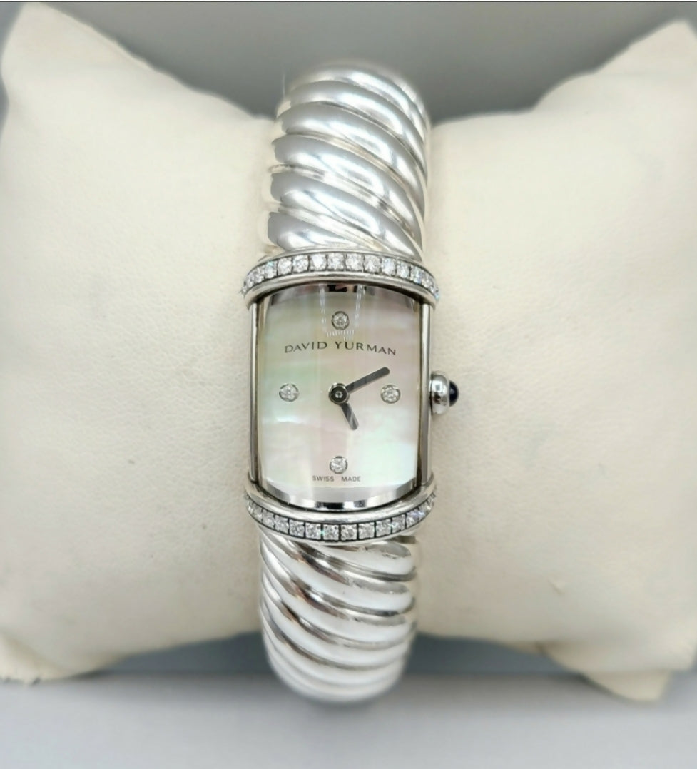 David Yurman Waverly Watch With Diamonds  AYW Luxury