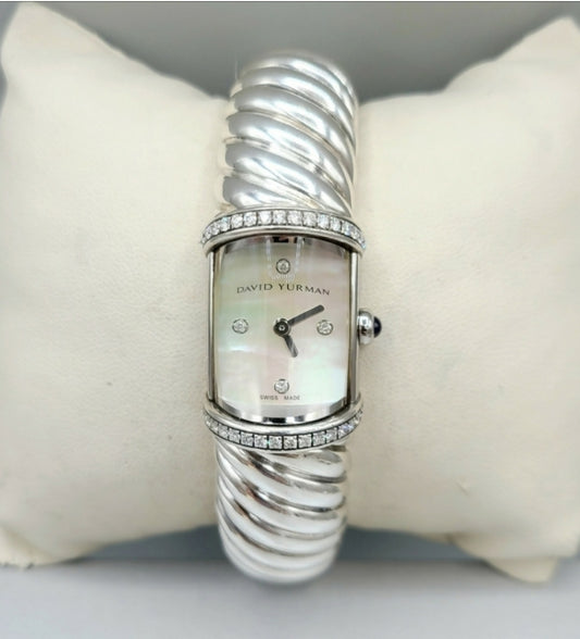 David Yurman Waverly Watch With Diamonds  AYW Luxury