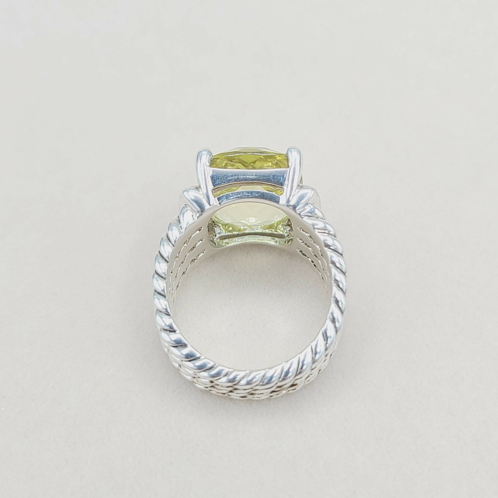David Yurman Wheaton Lemon Citrine Diamond Ring | Certified Pre-Owned  AYW Luxury #