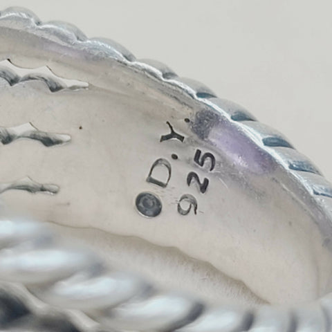  David Yurman Wheaton Ring 16x12 Amethyst & Diamonds