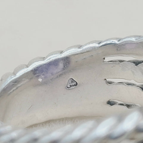 David Yurman Wheaton Ring 16x12 Amethyst & Diamonds