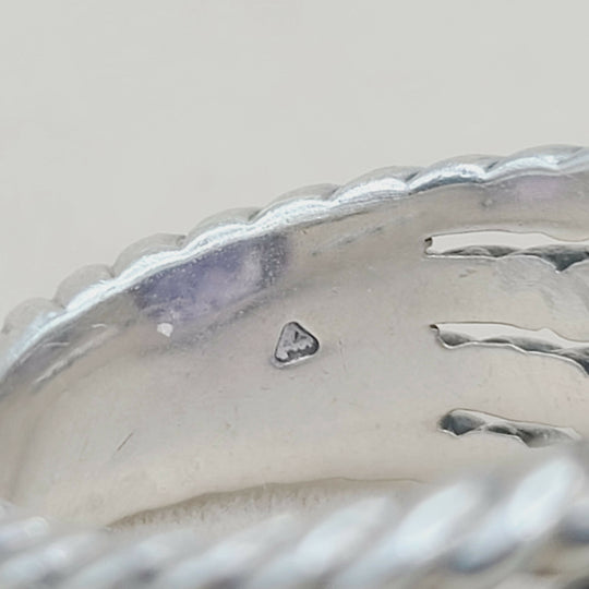  David Yurman Wheaton Ring 16x12 Amethyst & Diamonds