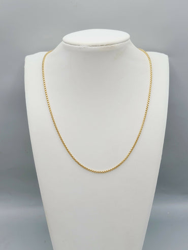 David Yurman 1.7mm Box Chain Necklace in 18k Gold, 22”