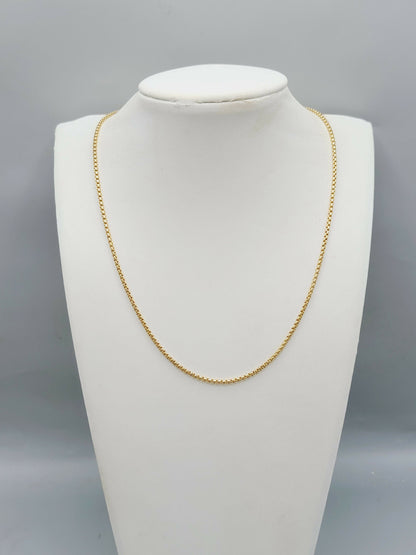 David Yurman 1.7mm Box Chain Necklace in 18k Gold, 22”