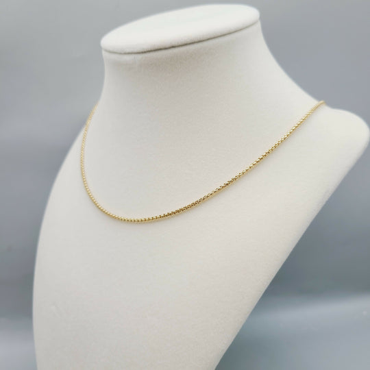 David Yurman 1.7mm Box Chain Necklace in 18k Gold, 22”