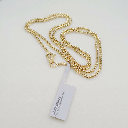 David Yurman 1.7mm Box Chain Necklace in 18k Gold, 22”