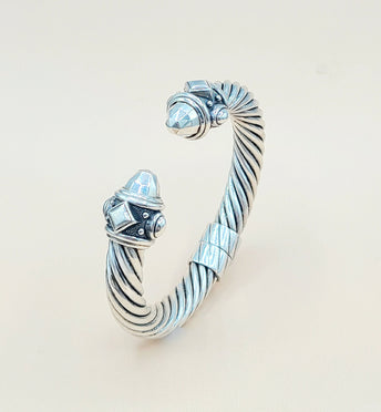  David Yurman 10mm Renaissance Sterling Silver Bracelet