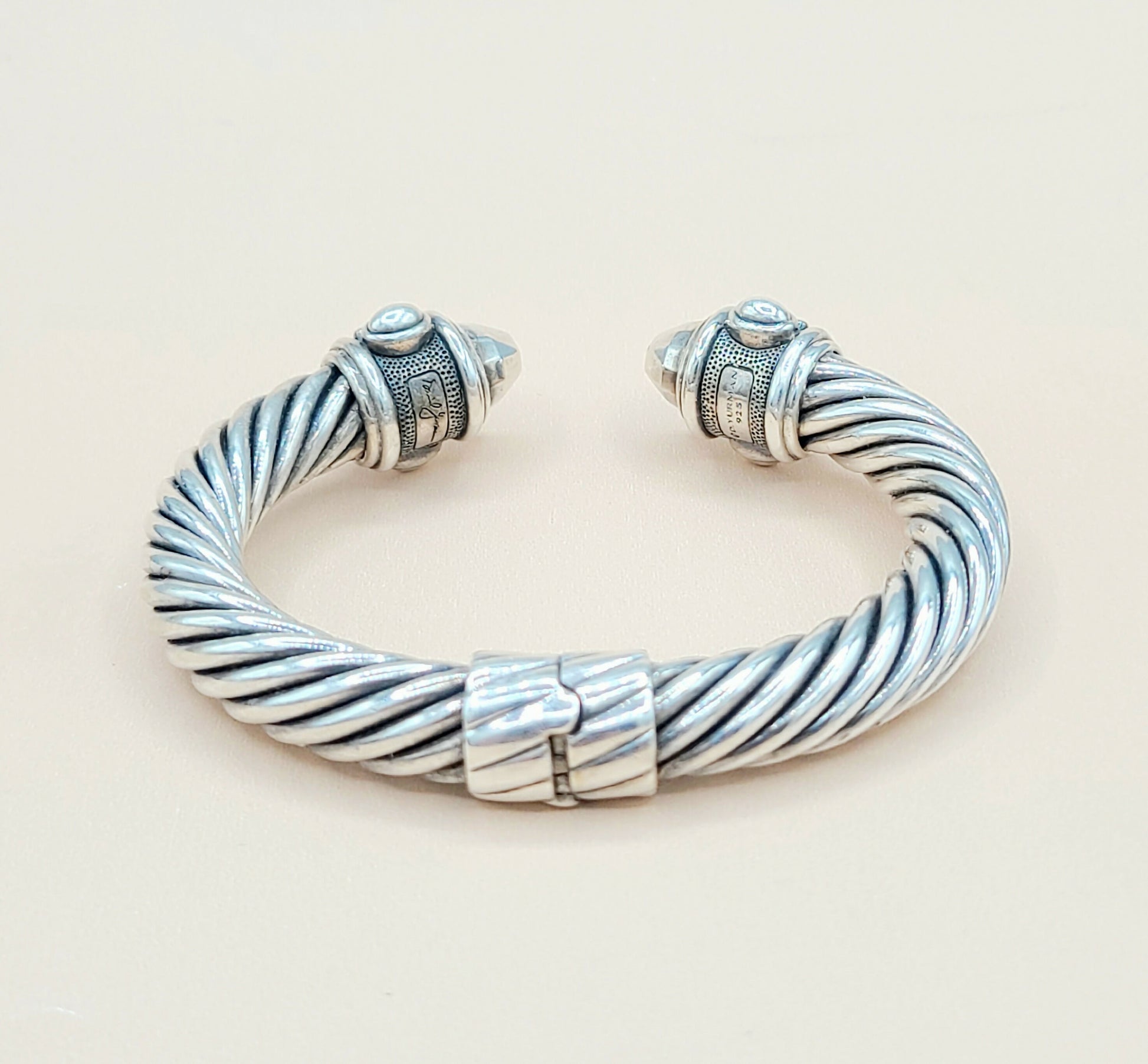    David Yurman 10mm Renaissance Sterling Silver Bracelet
