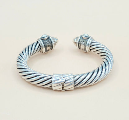    David Yurman 10mm Renaissance Sterling Silver Bracelet