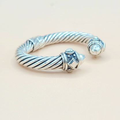    David Yurman 10mm Renaissance Sterling Silver Bracelet