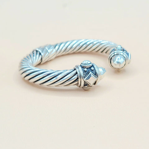  David Yurman 10mm Renaissance Sterling Silver Bracelet