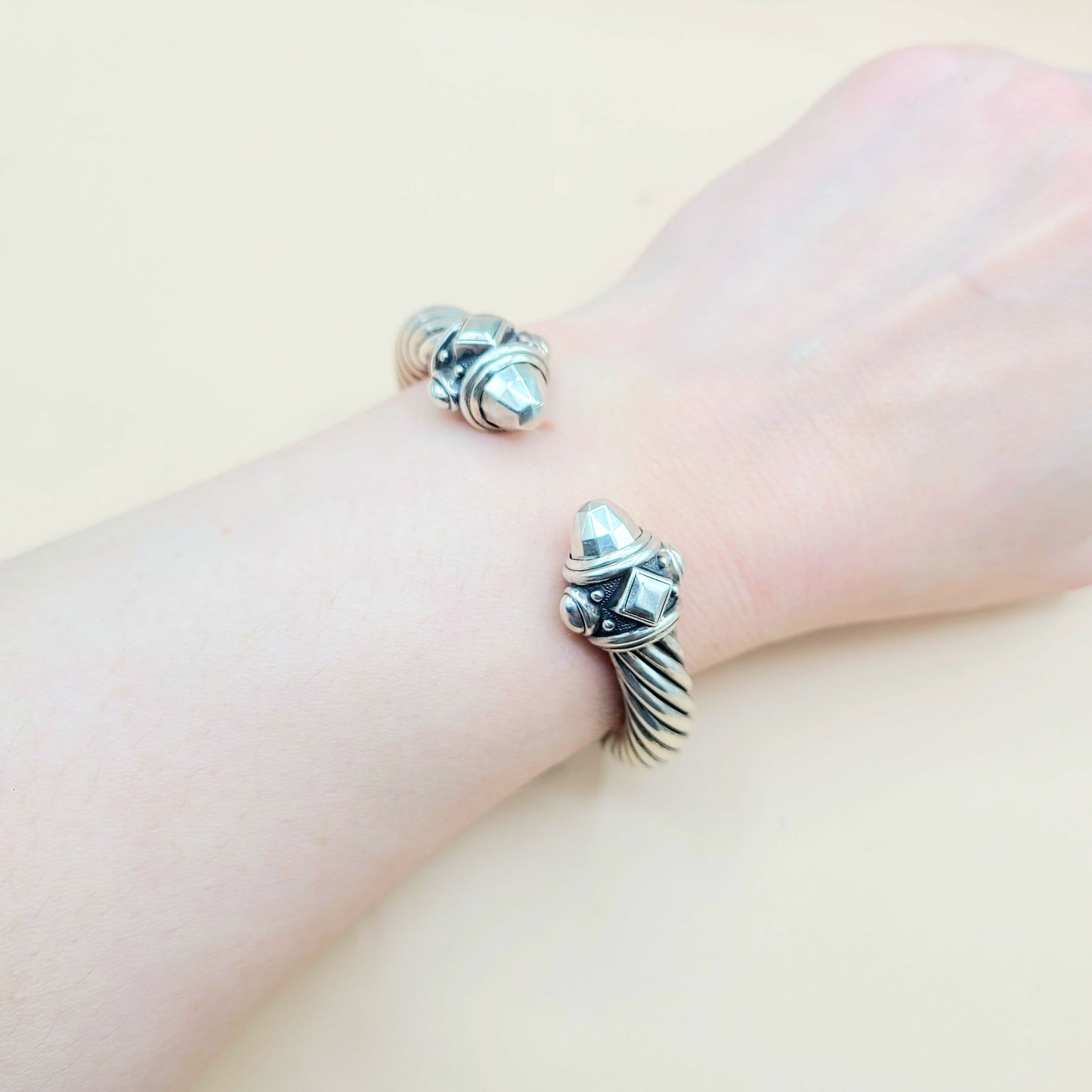    David Yurman 10mm Renaissance Sterling Silver Bracelet