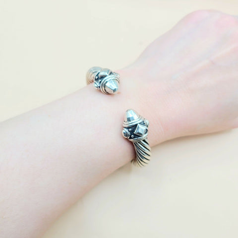  David Yurman 10mm Renaissance Sterling Silver Bracelet