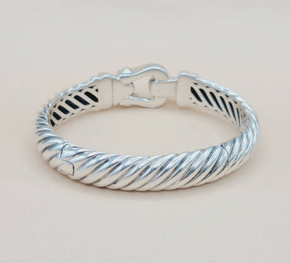 David Yurman 10mm Waverly Cable Bracelet With Gold