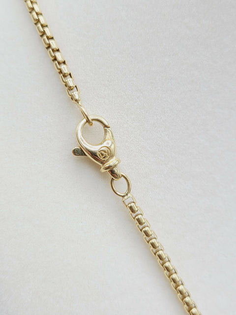 David Yurman 2.7mm Box Chain Necklace in 18k Gold, 22”