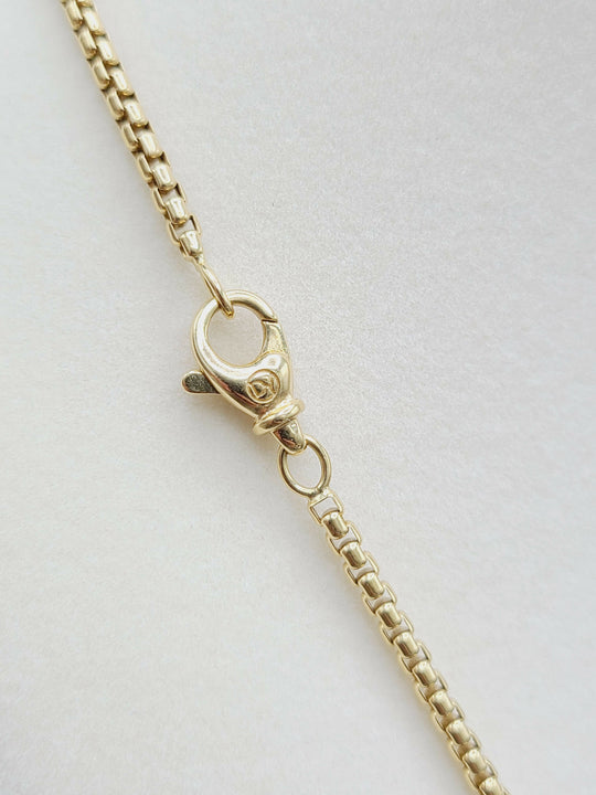 clasp David Yurman 2.7mm Box Chain Necklace in 18k Gold, 23.25”