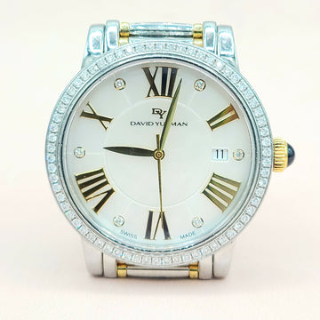 David Yurman 38mm Classic Quartz Watch with18k Gold & Diamonds