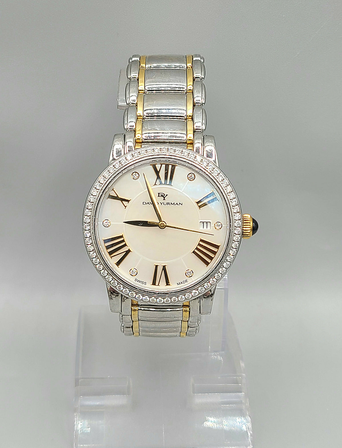 David Yurman 38mm Classic Quartz Watch with18k Gold & Diamonds