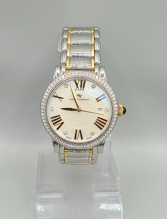 David Yurman 38mm Classic Quartz Watch with18k Gold & Diamonds