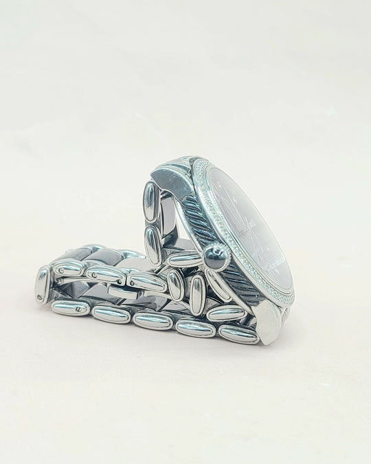 side view David Yurman 38mm Quartz Watch – Diamonds & Black Ceramic
