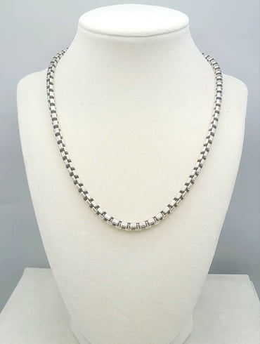David Yurman 5.2mm Box Chain in Sterling Silver, 18”