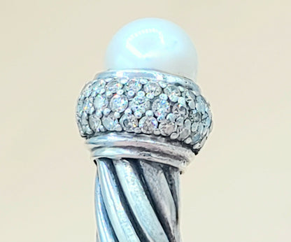 David Yurman Candy Pearl Diamond Cable Bracelet | Certified Pre-Owned  AYW Luxury #