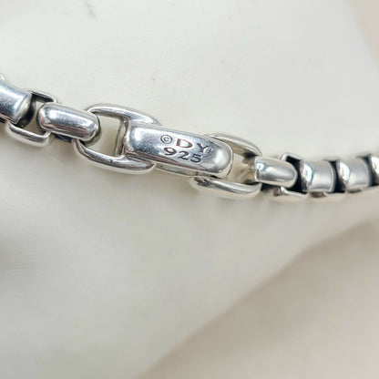 hallmark of David Yurman 7mm Sterling Silver Box Chain Necklace