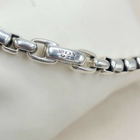 hallmark of David Yurman 7mm Sterling Silver Box Chain Necklace