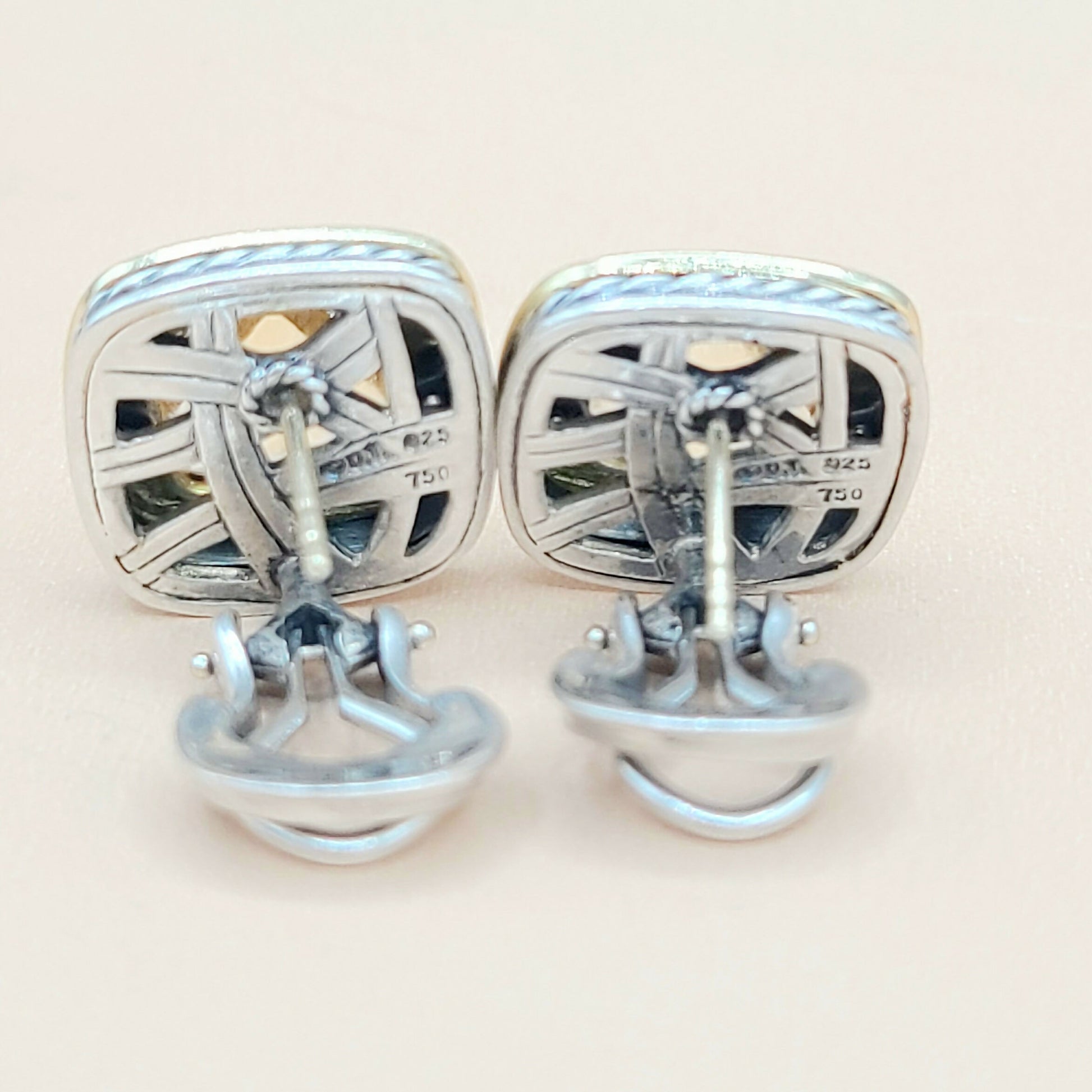 David Yurman Albion 11mm Champagne Citrine Earrings | Certified  AYW Luxury #
