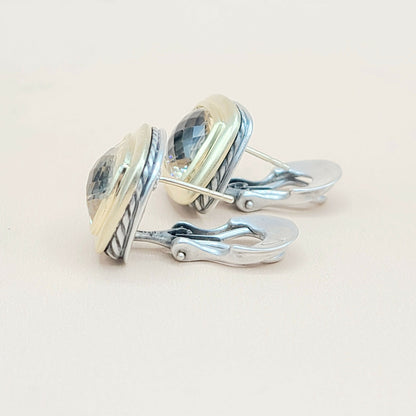 David Yurman Albion 11mm Champagne Citrine Earrings | Certified  AYW Luxury #