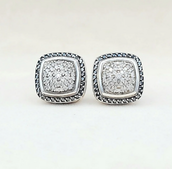 David Yurman Albion 11mm Pave Diamond Earrings
