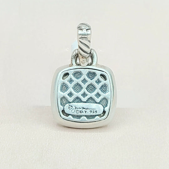  David-Yurman-Albion-11mm-Prasiolite &-Diamond-Pendant-Enhancer