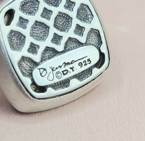  David-Yurman-Albion-11mm-Prasiolite &-Diamond-Pendant-Enhancer