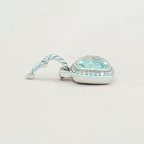  David-Yurman-Albion-11mm-Prasiolite &-Diamond-Pendant-Enhancer