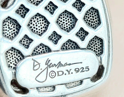  David Yurman Albion-14mm Rock Crystal Diamonds Pendant