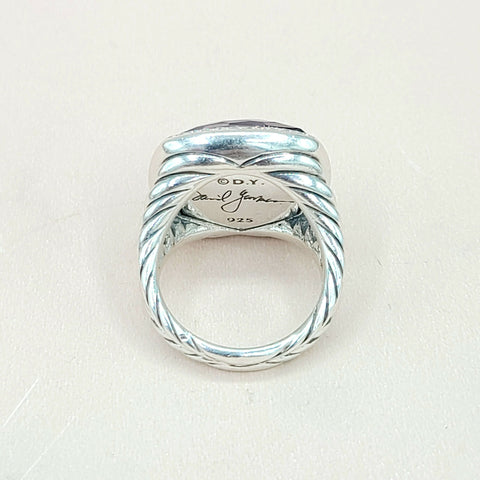  David Yurman Albion 17mm Black Orchid Diamond Ring
