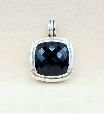  David Yurman Albion 20mm Black Onyx Pendant