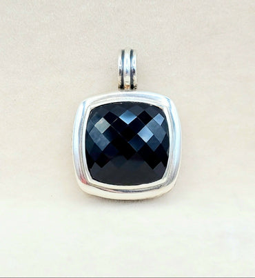 David Yurman Albion 20mm Black Onyx Pendant
