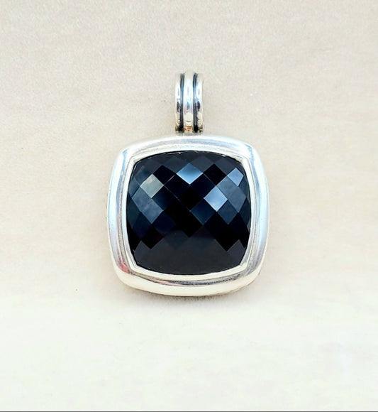  David Yurman Albion 20mm Black Onyx Pendant