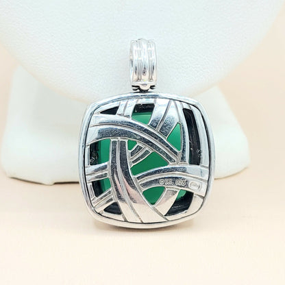 David Yurman Albion Green Onyx Diamond Pendant | Certified Pre-Owned  AYW Luxury #