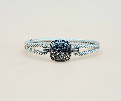  David Yurman Albion Black Diamond Bracelet